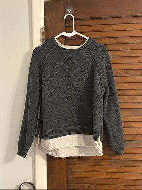 Design History Charcoal Crewneck Sweater